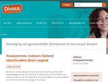 Tablet Screenshot of divosa.nl